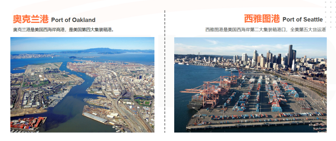 美国海运主要港口有哪些