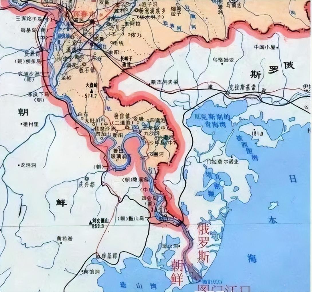 图们江口位置